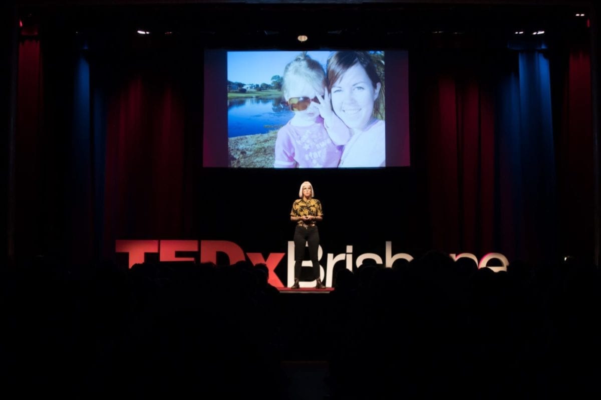Kristina Wild Giving Her TEDx Talk