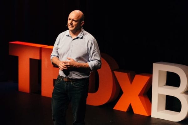 Richard Denniss Delivering His TEDx Talk