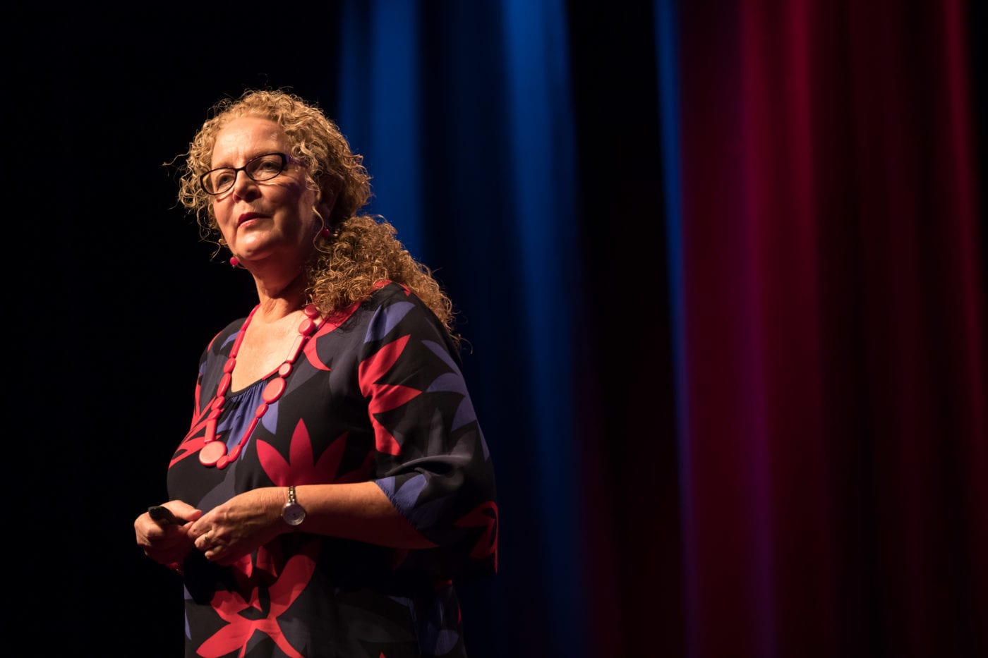 Denise Hagan Delivering Her TEDx Talk At TEDx Brisbane 2017