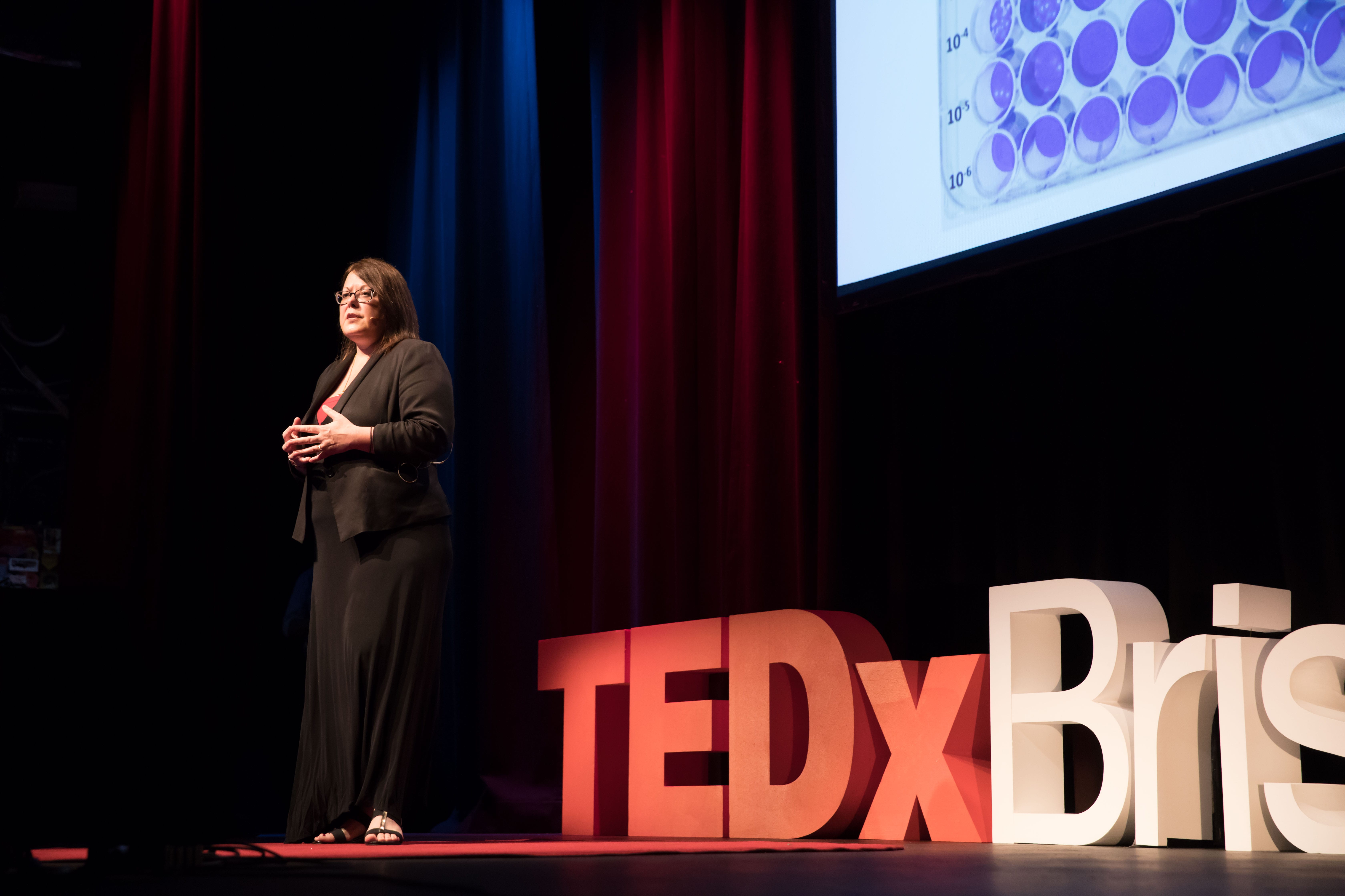 Dr Trudi Collet Delivering Her TEDx Talk About How She Cured The Zika Virus