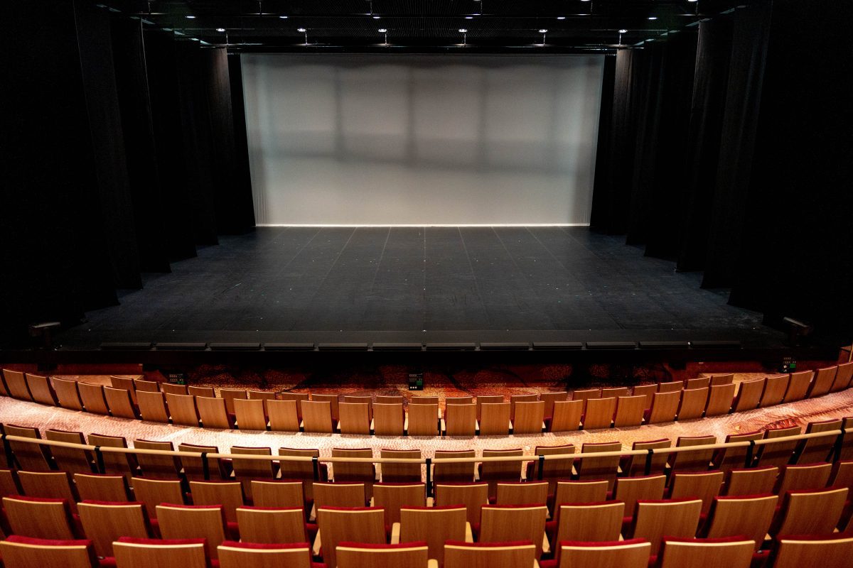 Inside the theatre at the Thomas Dixon Centre