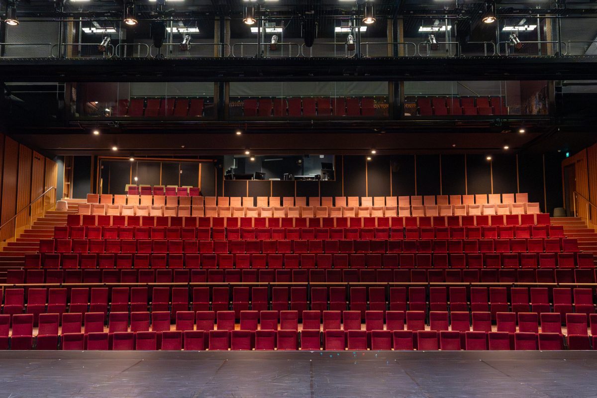 Inside the theatre at the Thomas Dixon Centre